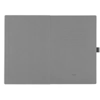 CODE WHITE, A5-Notizbuch, Grau
