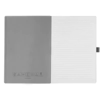 CODE WHITE, A5-Notizbuch, Grau