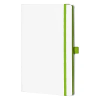 CODE WHITE, A5-Notizbuch, Lime-Grün