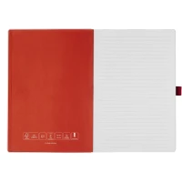 CODE WHITE, A5-Notizbuch, Rot