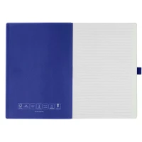 CODE WHITE, A5-Notizbuch, Königsblau