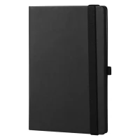MONDO PLUS, A5-Notizbuch, Schwarz