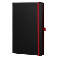 CODE BLACK, A5-Notizbuch, Rot