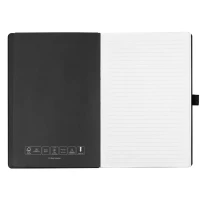 CODE BLACK, A5-Notizbuch, Schwarz