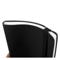 OSLO FLEX, A5-Notizbuch, Schwarz