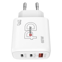 POWER CHARGER 65W PD EU, wall charger 65w, white