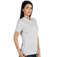 GO GREEN LADY, women's polo shirt, 180 g/m2, gray