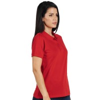 GO GREEN LADY, women's polo shirt, 180 g/m2, red
