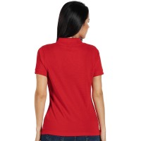 GO GREEN LADY, women's polo shirt, 180 g/m2, red