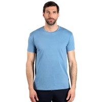 TERRA MEN, organic combed cotton t-shirt, 150 g/m2, sky blue