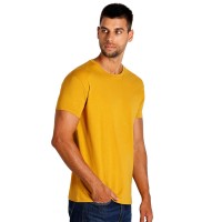 TERRA MEN, organic combed cotton t-shirt, 150 g/m2, mustard yellow