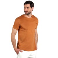 TERRA MEN, organic combed cotton t-shirt, 150 g/m2, light brown