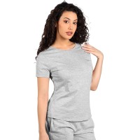 TERRA LADY, organic combed cotton t-shirt, 150 g/m2, ash