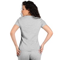 TERRA LADY, organic combed cotton t-shirt, 150 g/m2, ash