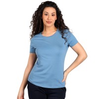 TERRA LADY, organic combed cotton t-shirt, 150 g/m2, sky blue