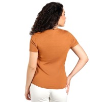 TERRA LADY, organic combed cotton t-shirt, 150 g/m2, light brown