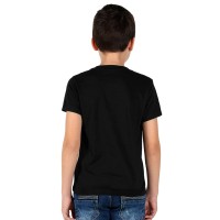 TERRA KID, children's t-shirt made of organic combed cotton, 150g/m2, black