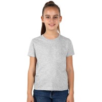 TERRA KID, children's t-shirt made of organic combed cotton, 150g/m2, ash