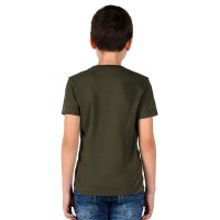 TERRA KID, children's t-shirt made of organic combed cotton, 150g/m2, olive