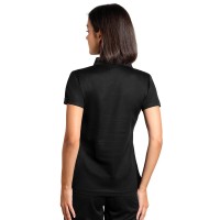 LACROSS LADY, women’s sports polo shirt, 130 g/m², black