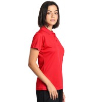 LACROSS LADY, women’s sports polo shirt, 130 g/m², red