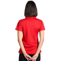 LACROSS LADY, women’s sports polo shirt, 130 g/m², red