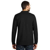 GATOR, long sleeved polo shirt, 200 g/m2, black