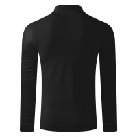 GATOR, long sleeved polo shirt, 200 g/m2, black