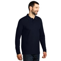 GATOR, long sleeved polo shirt, 200 g/m2, blue