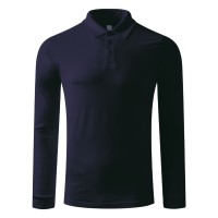 GATOR, long sleeved polo shirt, 200 g/m2, blue