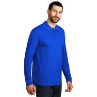 GATOR, long sleeved polo shirt, 200 g/m2, royal blue