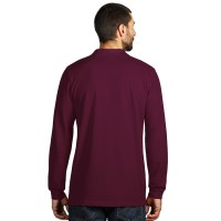 GATOR, long sleeved polo shirt, 200 g/m2, burgundy