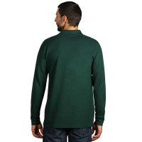 GATOR, long sleeved polo shirt, 200 g/m2, green