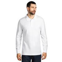 GATOR, long sleeved polo shirt, 200 g/m2, white