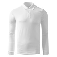 GATOR, long sleeved polo shirt, 200 g/m2, white