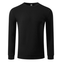 SPRING, unisex sweatshirt, round neck, black