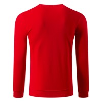 SPRING, unisex sweatshirt, round neck, red