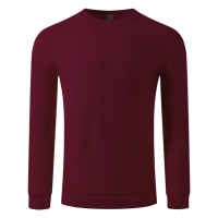 SPRING, unisex sweatshirt, round neck, burgundy