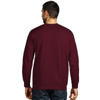 SPRING, unisex sweatshirt, round neck, burgundy