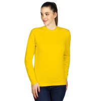 SPRING, unisex sweatshirt, round neck, yellow