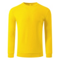 SPRING, unisex sweatshirt, round neck, yellow