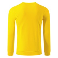 SPRING, unisex sweatshirt, round neck, yellow