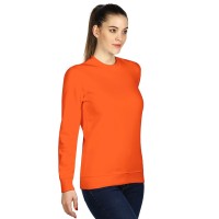 SPRING, unisex sweatshirt, round neck, orange