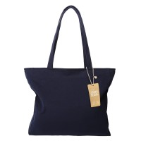 ECO LIVING, recycled cotton bag, 500 g/m2, blue