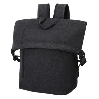 ECO QUEST, recycled cotton backpack, 500g/m2, dark gray