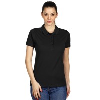 SUNNY, women's polo shirt, 180 g/m2, black