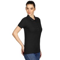 SUNNY, women's polo shirt, 180 g/m2, black