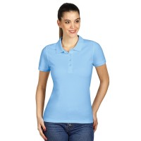 SUNNY, women's polo shirt, 180 g/m2, sky blue