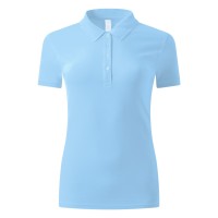 SUNNY, women's polo shirt, 180 g/m2, sky blue