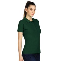 SUNNY, women's polo shirt, 180 g/m2, forest green